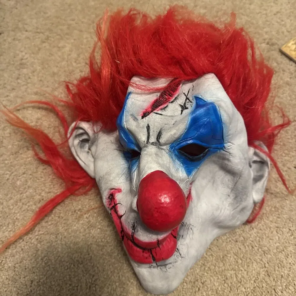 Halloween Evil Clown Mask, Adult